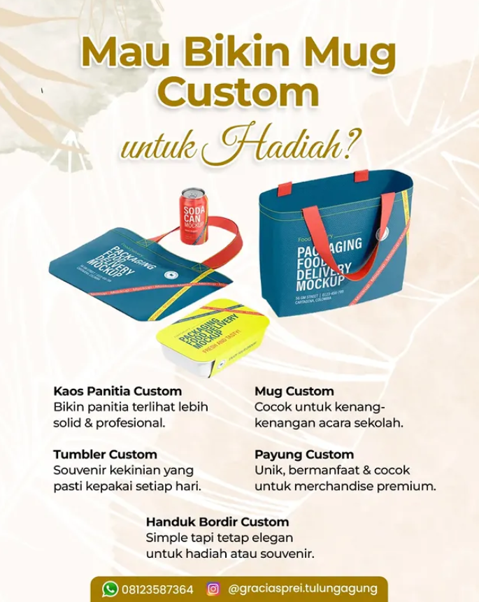 Souvenir atau merchandise event yang paling berkes